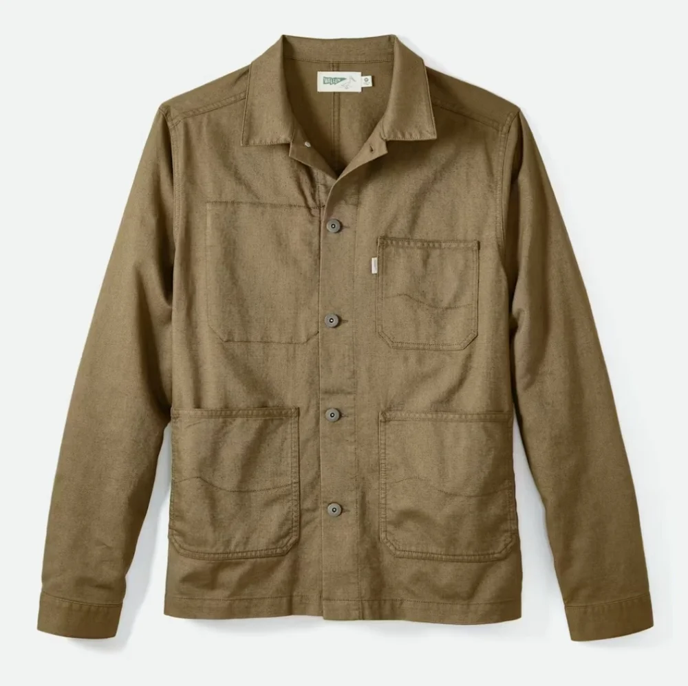 Men's Olive Military Field Jacket - Picture 3 of 15